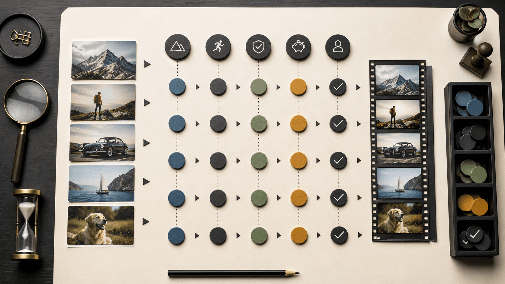 A clear scorecard comparing model quality, consistency, cost, queue behavior, and governance