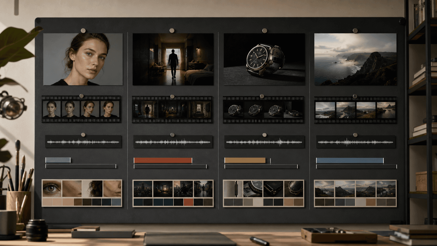 A practical model-selection board organized by shot type, references, audio, and duration