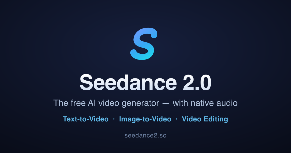 Seedance 2.0 - Free AI Video Generator